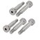 uxcell 5pcs 304 Stainless Steel Hex Socket Shoulder Bolt 6mm Shoulder Dia 20mm Shoulder Length M5 Thread