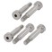 uxcell 5pcs 304 Stainless Steel Hex Socket Shoulder Bolt 6mm Shoulder Dia 20mm Shoulder Length M5 Thread