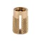 E-Z LOK EZ LOK Threaded Insert for Plastic Flush Brass Thread Inserts 1420 Pack of 25
