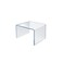 Azar Displays 515328 25 Square Acrylic Riser Clear 4 Pack