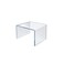 Azar Displays 515328 25 Square Acrylic Riser Clear 4 Pack
