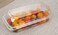 Golden Apple Clear Plastic Square Hinged Food Container 5 Length x 9 Width x 3 Depth 20pieces
