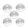 QiiMii 2 Inch Sanitary Tri Clamp Clover Solid End Cap 304 Stainless Steel 5 pack