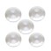 QiiMii 2 Inch Sanitary Tri Clamp Clover Solid End Cap 304 Stainless Steel 5 pack