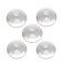 QiiMii 2 Inch Sanitary Tri Clamp Clover Solid End Cap 304 Stainless Steel 5 pack
