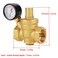 LiebeWH Water Pressure Regulator 1 inch DN25 Brass Pressure Reducing Valve Adjustable for RV and Household Water System