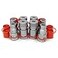 Summit Hydraulics 12 Skid Steer Flat Face Hydraulic Quick Connect CouplersCouplings Set wDust Caps 4 Sets