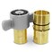Summit Hydraulics 1 NPT WetLine Wing Nut Hydraulic Quick Disconnect CouplerCoupling Set