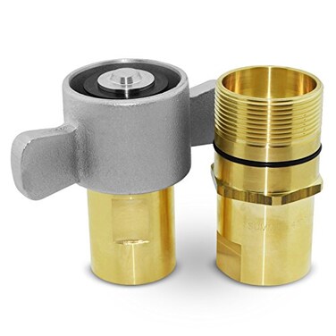 Summit Hydraulics 1 NPT WetLine Wing Nut Hydraulic Quick Disconnect CouplerCoupling Set