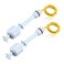 uxcell PP Float Switch for Water Pump Tank Liquid Water Level Sensor M10 115mm Length Blue 2pcs