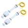 uxcell PP Float Switch for Water Pump Tank Liquid Water Level Sensor M10 115mm Length Blue 2pcs