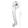 KIMISS Window Crank Handle Winder2pcs Alloy Window Handle Riser Winder Crank Fit for Classic CarSliver