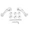 KIMISS Window Crank Handle Winder2pcs Alloy Window Handle Riser Winder Crank Fit for Classic CarSliver