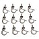 Rddconkit 30 Pcs Windproof Metal Ceiling Hooks Screw in Screw Hooks