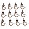 Rddconkit 30 Pcs Windproof Metal Ceiling Hooks Screw in Screw Hooks