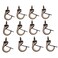 Rddconkit 30 Pcs Windproof Metal Ceiling Hooks Screw in Screw Hooks