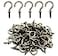 IDEALSV Small Screw Hooks 58 Inch 160 Pcs Metal Screw Ceiling Hooks Christmas Lights Hooks Jewelry Hooks Cup Hooks for Hanging Bronze