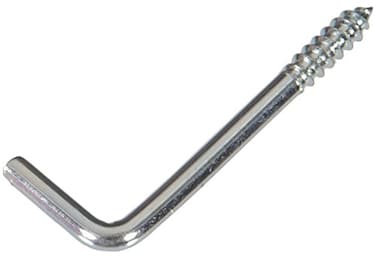 Hardware Essentials 320498 0080inch x 1inch 100 Pack Square Bend Hook 0080 Inch x