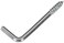 Hardware Essentials 320498 0080inch x 1inch 100 Pack Square Bend Hook 0080 Inch x