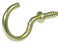 Hillman The Group 41854 Cup Hooks 34Inch Brass 50Pack