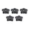 POWERTEC 5 Pack 51618 5 Star Knobs Threaded Clamping Knobs for T Track Table Saw Accessories Featherboard Woodworking Jigs on Miter Saw Router Table Drill Press 71071V