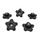 BIG HORN 19707B5PK 5 Star Thru Knob 14 x 20 5 Count Pack of 1