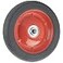 Shepherd Flat Free Solid Rubber Wheel Assemblies Replacement Hand Truck Wheels 7x15 12 Bore Hole Diameter HeavyDuty Solid Rubber Wheels 55 lbs Load Capacity