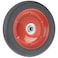 Shepherd Flat Free Solid Rubber Wheel Assemblies Replacement Hand Truck Wheels 7x15 12 Bore Hole Diameter HeavyDuty Solid Rubber Wheels 55 lbs Load Capacity