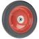 Shepherd Flat Free Solid Rubber Wheel Assemblies Replacement Hand Truck Wheels 7x15 12 Bore Hole Diameter HeavyDuty Solid Rubber Wheels 55 lbs Load Capacity