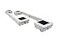 Shepherd Hardware 9601 Stamped Steel Adjustable Appliance Rollers 2Pack