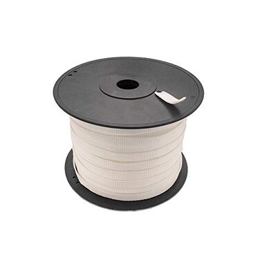 XQPJDX 58 Heavy Duty Woven Cord Strapping 1250 lb Pull TapeMule Webbing Polyester Pulling Tape flat rope 328FT