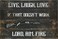 Hillman 844673 Live Laugh LoveLoad Aim Fire Sign Aluminum 12x18 inches