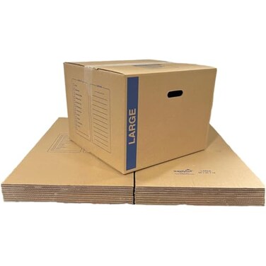 supplyhut 10 Pack Large Cardboard Moving Boxes 20x20x15 32 ECT With Handles
