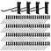 Polmart Heavy Duty 8 GridwallGrid Panel Hooks Black 96Pack 8inch