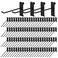 Polmart Heavy Duty 8 GridwallGrid Panel Hooks Black 96Pack 8inch