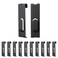 PYBTOOL 10PC Gridwall Notch Hooks Grid Wall Hooks Gridwall Picture Hanger Gridwall Accessories for Retail Displaying Photogragh Art Shows PaintingsBlack