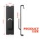 PYBTOOL 10PC Gridwall Notch Hooks Grid Wall Hooks Gridwall Picture Hanger Gridwall Accessories for Retail Displaying Photogragh Art Shows PaintingsBlack