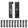 PYBTOOL 10PC Gridwall Notch Hooks Grid Wall Hooks Gridwall Picture Hanger Gridwall Accessories for Retail Displaying Photogragh Art Shows PaintingsBlack