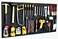 WALLPEG Pegboard Garage Organizer Kit 48 Wide Wall Mounted Peg Board Panels with 36 Locking Hooks Tool Garage Organization System Fits Standard 14 Pegboard