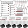 WEN Workbench Pegboard Accessory Kit 114Piece WB114A