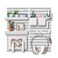 EVDBOBO Wall Organizer Peg Board Elevate And Declutter Your Gaming And Office Create A Perfectly Structured SpaceWhite