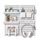 EVDBOBO Wall Organizer Peg Board Elevate And Declutter Your Gaming And Office Create A Perfectly Structured SpaceWhite