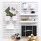 RIVTUN WallMounted Pegboard Kit 252 x 252 Organizer Panel Large CostEffective NailFree Installation White