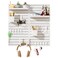 SHGJSOFT SHGJSOFT Peg Board Wall Organizer Panels 22pcs Includes 4 White Pegboards Accessories Plastic Pegboard for HomeOffice Craft Room Gaming Setup 2424 Wall Mount Display Pegboard Panel Kits