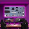 RIVTUN WallMounted Pegboard Kit 252 x 252 Organizer Panel Large CostEffective NailFree Installation Blue