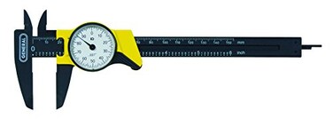 General Tools 145 6Inch Plastic Dial Caliper Thousandths Reading