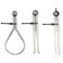 Big Horn 19053C 3 Pieces 8Inch Spring Caliper Divider Set