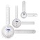 ASA TECHMED 3 Pcs Goniometer Set 12 8 6 Inch Medical Spinal Goniometer Angle Protractor Angle Ruler