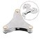 Walfront 51pcs Thread Pitch Set Screw Thread Measuring Tool for InternalExternal Thread Stainless Steel America SAE51pcs