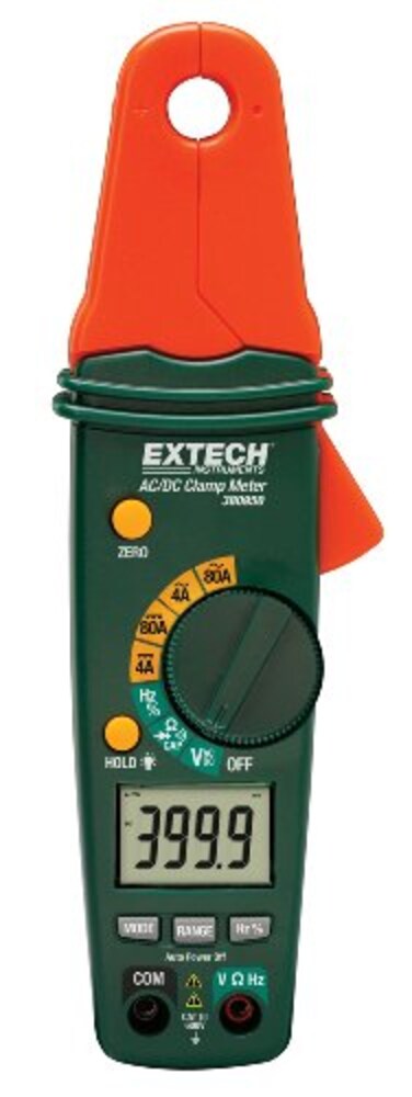 Extech 380950 Mini ACDC 80A Clamp Meter